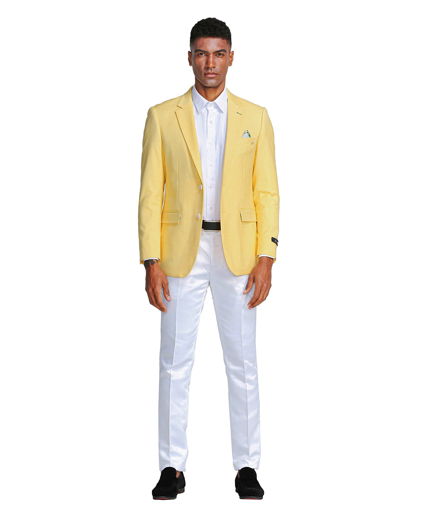 Solid Linen Look Notch Lapel Blazer Jacket