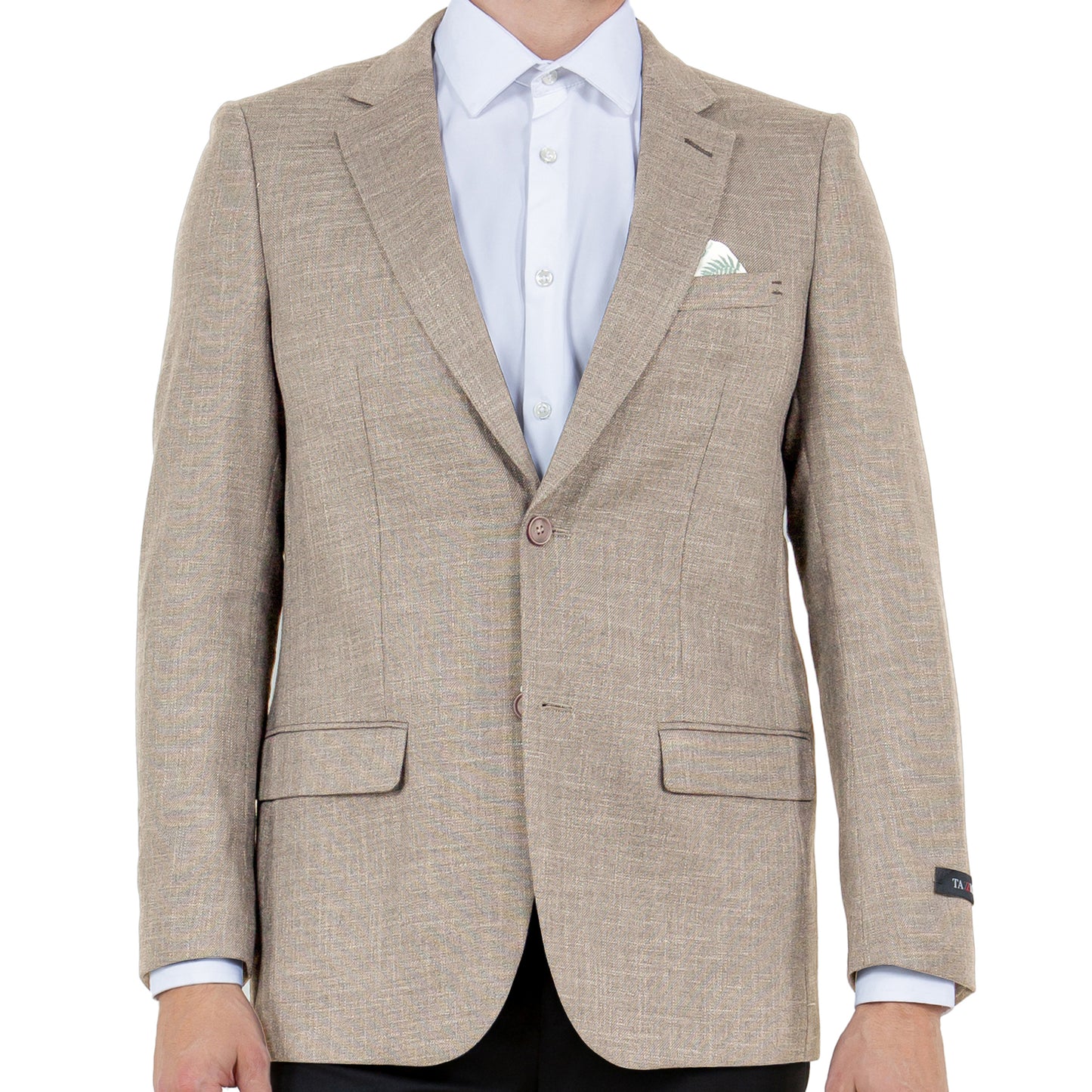 Mens Notch Lapel Blazer Only a Linen Look