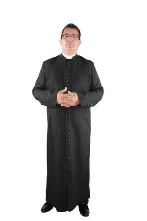 Clergy Robe Cassock 33 buttons black.jpe