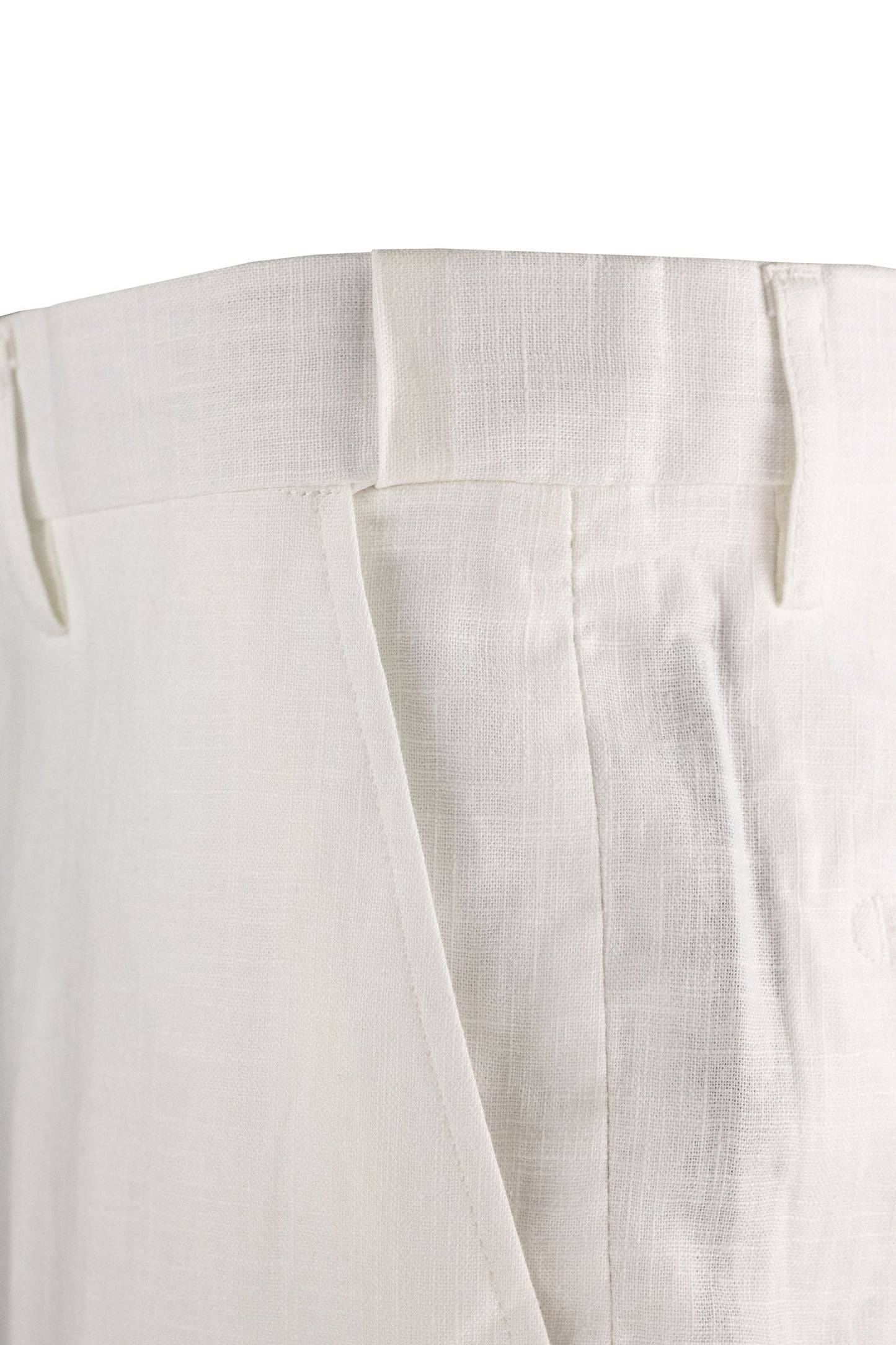 LINEN PANTS WITH FLEX WAIST MODERN FIT OMLC-1