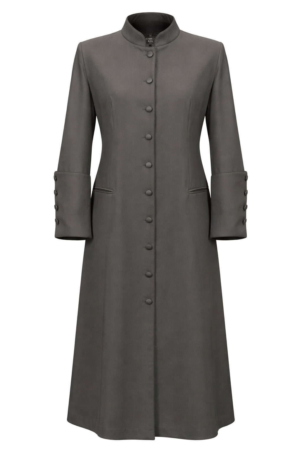 Women Solid Robe / Clergy Wear with Cuffs and pleats