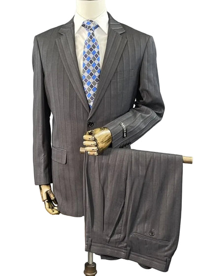 Menz Business 2 button Suits Plaids Big & Tall