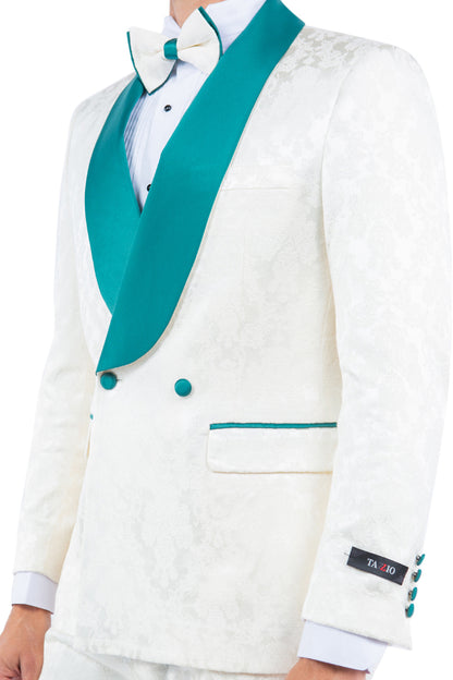 2 PC Satin Shawl Collar Suit