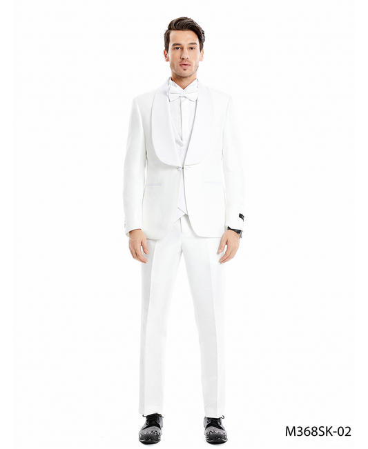 White Mens-suit