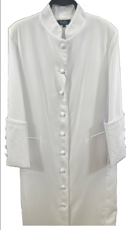 Women Solid Robe / Clergy Wear with Cuffs and pleats