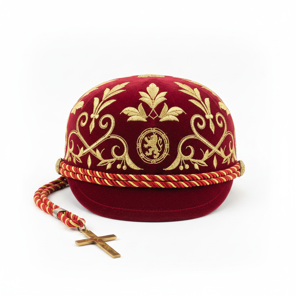 Clergy Uniform Rope Cord and Cross Necklace