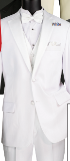 Vinci Tuxedo Suit with Vest & Bow Tie 4TV-1 4TV-2