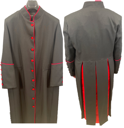 Women Solid Robe / Clergy Wear with Cuffs and pleats