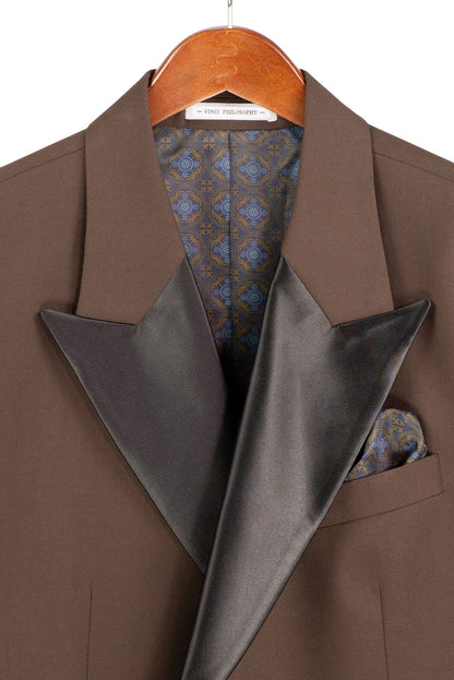 Vinci Tuxedo Tux Double Breasted Suit with Free Bow Tie TBD-900